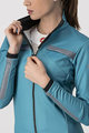 CASTELLI Kolesarska  podaljšana jakna - DINAMICA LADY WINTER - svetlo modra
