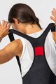 CASTELLI Kolesarske dolge hlače z naramnicami - VELOCISSIMA LADY WNT - črna