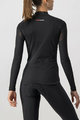 CASTELLI Kolesarska  majica z dolgimi rokavi - FLANDERS 2 WARM LADY - črna