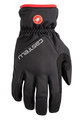 CASTELLI Kolesarske  rokavice z dolgimi prsti - ENTRATA THERMAL WNT - črna