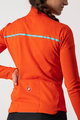 CASTELLI Kolesarski dres z dolgimi rokavi zimski - SINERGIA 2 LADY WNT - rdeča