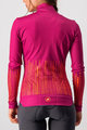 CASTELLI Kolesarski dres z dolgimi rokavi zimski - SORPRESA LADY WINTER - rožnata