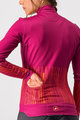 CASTELLI Kolesarski dres z dolgimi rokavi zimski - SORPRESA LADY WINTER - rožnata