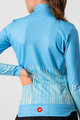 CASTELLI Kolesarski dres z dolgimi rokavi zimski - SORPRESA LADY WINTER - svetlo modra