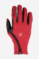 CASTELLI Kolesarske  rokavice z dolgimi prsti - MORTIROLO WINTER - rdeča