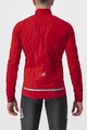 CASTELLI Kolesarska  podaljšana jakna - GO WINTER - rdeča