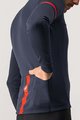 CASTELLI Kolesarski dres z dolgimi rokavi zimski - FONDO 2 WINTER - modra