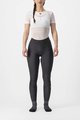 CASTELLI Kolesarske dolge hlače brez naramnic - VELOCISSIMA THERM W - črna