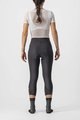 CASTELLI Kolesarske 3/4 hlače brez naramnic - VELOCISSIMA THERM W - črna