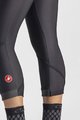 CASTELLI Kolesarske 3/4 hlače brez naramnic - VELOCISSIMA THERM W - črna