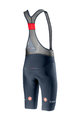 CASTELLI Kolesarske kratke hlače z naramnicami - FREE AERO RACE 4.0 - modra
