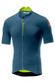CASTELLI Kolesarski dres s kratkimi rokavi - ESPRESSO - modra