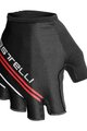 CASTELLI Kolesarske rokavice s kratkimi prsti - DOLCISSIMA 2 LADY - črna
