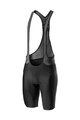 CASTELLI Kolesarske kratke hlače z naramnicami - PROTECT RACE - črna