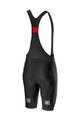 CASTELLI Kolesarski dres kratek rokav in kratke hlače - ENTRATA II - rdeča/črna