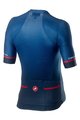 CASTELLI Kolesarski dres s kratkimi rokavi - AERO RACE 6.0 - modra