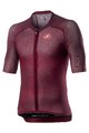 CASTELLI Kolesarski dres s kratkimi rokavi - CLIMBER'S 3.0 - bordo