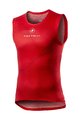 CASTELLI Kolesarska  majica brez rokavov - PRO MESH - rdeča