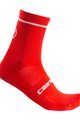 CASTELLI Kolesarske klasične nogavice - ENTRATA 9 - rdeča