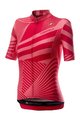CASTELLI Kolesarski dres s kratkimi rokavi - SUBLIME LADY - rožnata