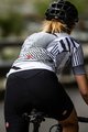 CASTELLI Kolesarski dres s kratkimi rokavi - SUBLIME LADY - črna/bela