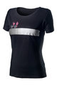 CASTELLI Kolesarska  majica s kratkimi rokavi - LOGO W LADY - črna