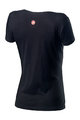 CASTELLI Kolesarska  majica s kratkimi rokavi - LOGO W LADY - črna