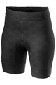 CASTELLI Kolesarske kratke hlače brez naramnic - ATELIER LADY - črna
