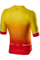 CASTELLI Kolesarski dres kratek rokav in kratke hlače - AERO RACE - rumena/črna