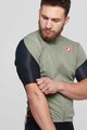 CASTELLI Kolesarski dres s kratkimi rokavi - ENTRATA V - zelena