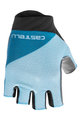 CASTELLI Kolesarske rokavice s kratkimi prsti - ROUBAIX GEL 2 LADY - svetlo modra