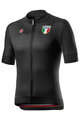 CASTELLI Kolesarski dres s kratkimi rokavi - ITALIA 20 - črna