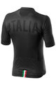 CASTELLI Kolesarski dres s kratkimi rokavi - ITALIA 20 - črna