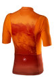 CASTELLI Kolesarski dres s kratkimi rokavi - POLVERE - oranžna
