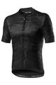 CASTELLI Kolesarski dres s kratkimi rokavi - PAVE'  - črna