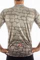 CASTELLI Kolesarski dres s kratkimi rokavi - PAVE' - rjava