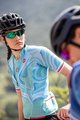 CASTELLI Kolesarski dres s kratkimi rokavi - CLIMBER'S 2.0 LADY - turkizna/modra
