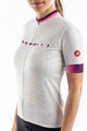 CASTELLI Kolesarski dres s kratkimi rokavi - GRADIENT LADY - slonovina