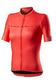 CASTELLI Kolesarski dres kratek rokav in kratke hlače - GRADIENT LADY - črna/rožnata