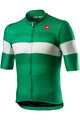 CASTELLI Kolesarski dres kratek rokav in kratke hlače - LA MITICA - zelena/črna