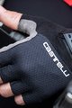 CASTELLI Kolesarske rokavice s kratkimi prsti - ENTRATA V - črna