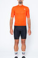 CASTELLI Kolesarski dres kratek rokav in kratke hlače - ENTRATA II - rdeča/črna
