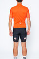 CASTELLI Kolesarski dres kratek rokav in kratke hlače - ENTRATA II - rdeča/črna