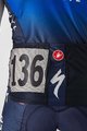 CASTELLI Kolesarski dres s kratkimi rokavi - QUICK-STEP 2022 CLIMBER'S 3.1 - modra/bela