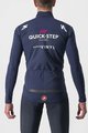 CASTELLI Kolesarska  podaljšana jakna - QUICK-STEP 2022 - modra