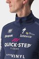 CASTELLI Kolesarska  podaljšana jakna - QUICK-STEP 2022 - modra