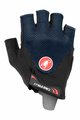 CASTELLI Kolesarske rokavice s kratkimi prsti - ARENBERG GEL 2 - rdeča/črna