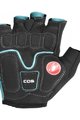 CASTELLI Kolesarske rokavice s kratkimi prsti - DOLCISSIMA 2  LADY - črna/svetlo modra