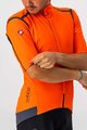 CASTELLI Kolesarski dres s kratkimi rokavi - GABBA ROS - oranžna/modra