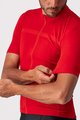 CASTELLI Kolesarski dres s kratkimi rokavi - CLASSIFICA - rdeča